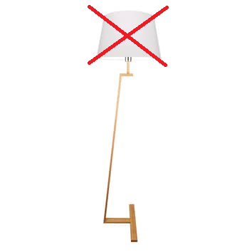 Aluminor Stehleuchte Memphis Stehlampe Standleuchte LS weiß SIEHE TEXT/FOTO