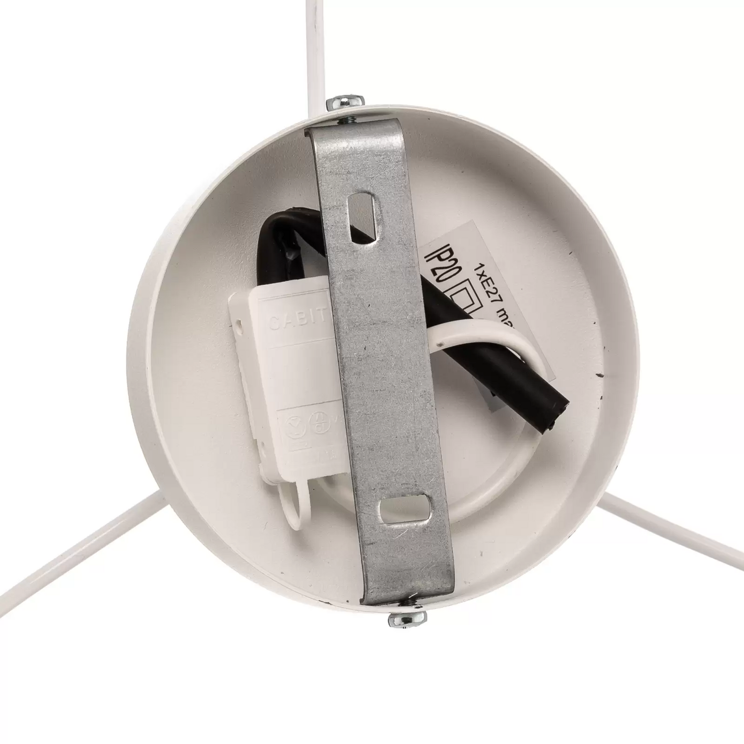 B-Ware Euluna Deckenlampe Pastell Trio Deckenlicht Lampe E27 ø45cm Senf Grau Hellgrau