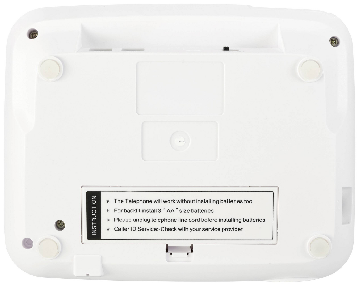 Téléphone filaire mains libres Renkforce RF DP 400 pour seniors, écran LCD 655 (produit de seconde main)