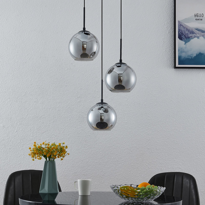 Lindby Jurian Pendelleuchte Hängelampe Deckenlampe Lampe Licht 3 Flg E27 Schw942 B-Ware