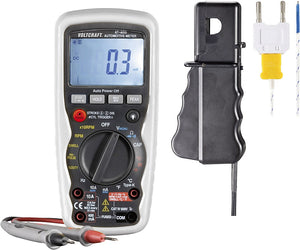 Multimètre numérique portable Voltcraft AT 400, fonction de mesure automobile, voltmètre V/A214 (produit d'occasion).