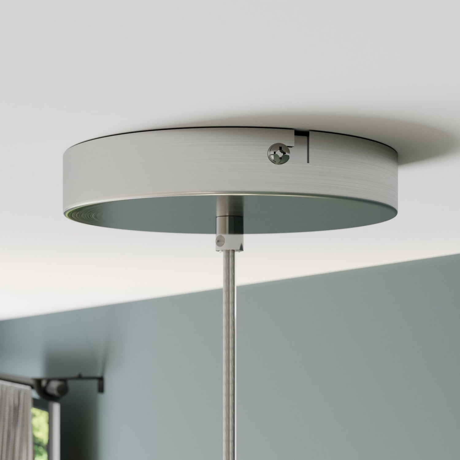 Suspension Lindby Sonika, applique murale, plafonnier, douille E27, ampoule nickel opale W31, produit de seconde main