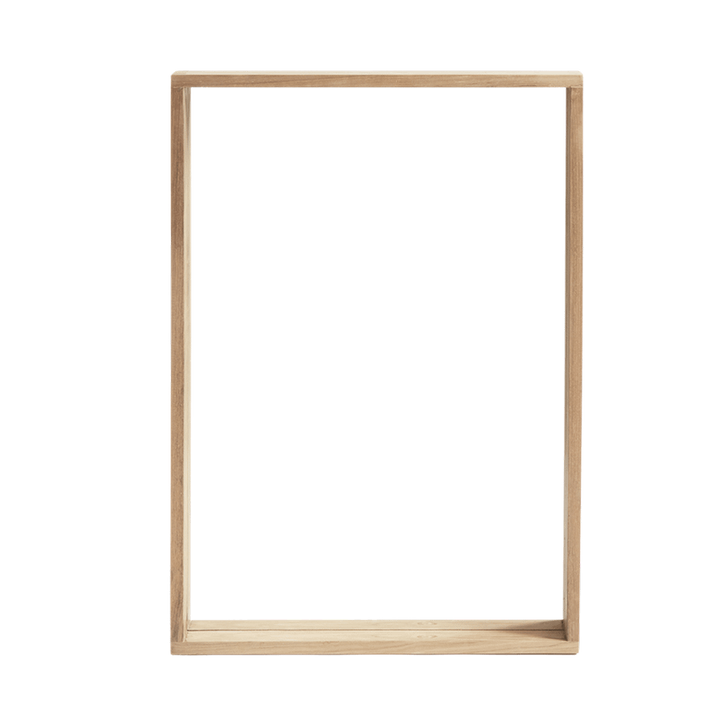 Muubs Soul Wandspiegel Spiegel Hängespiegel Dekospiegel Teak 72x50 Cm Dekoration B-Ware