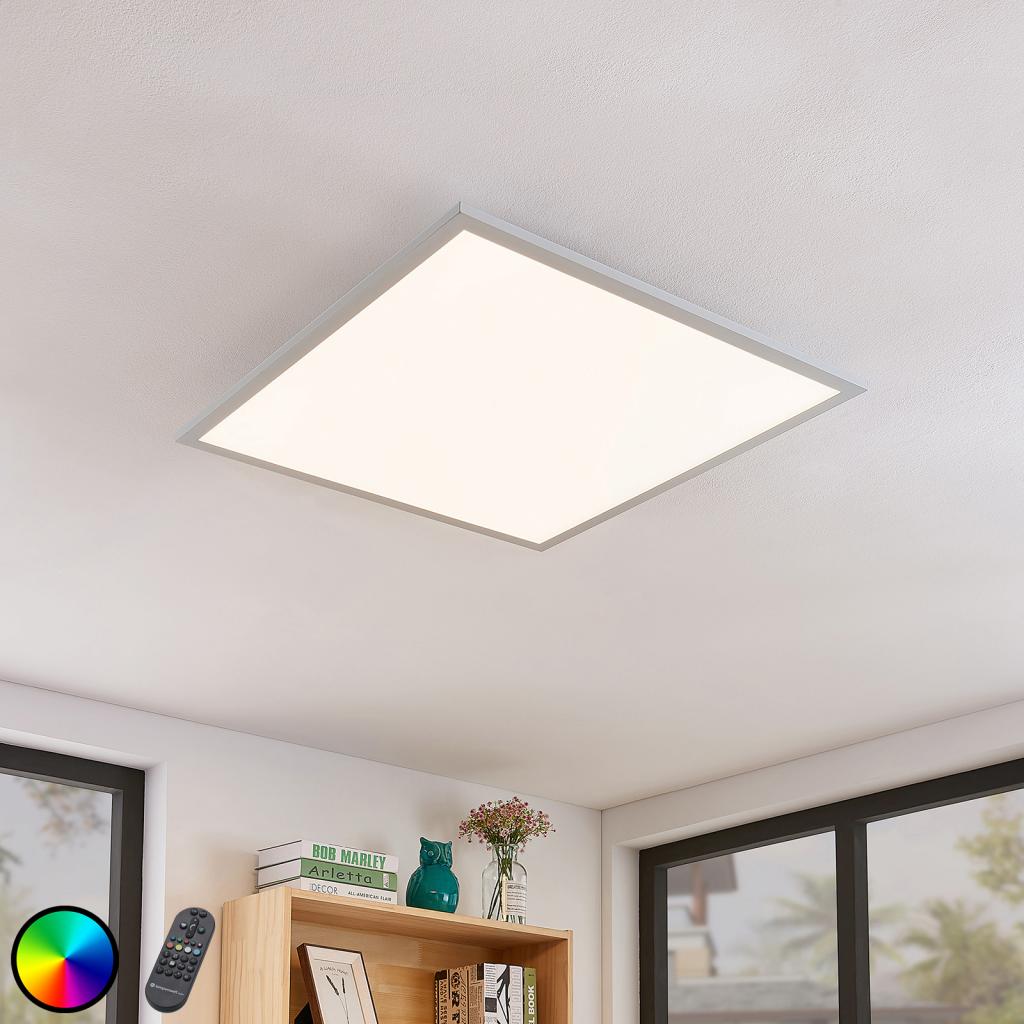 Lindby LED-Deckenlampe Deckenlampe Lampe Leuchte Milian Fernbedienung 62x62cm - 4251096557947