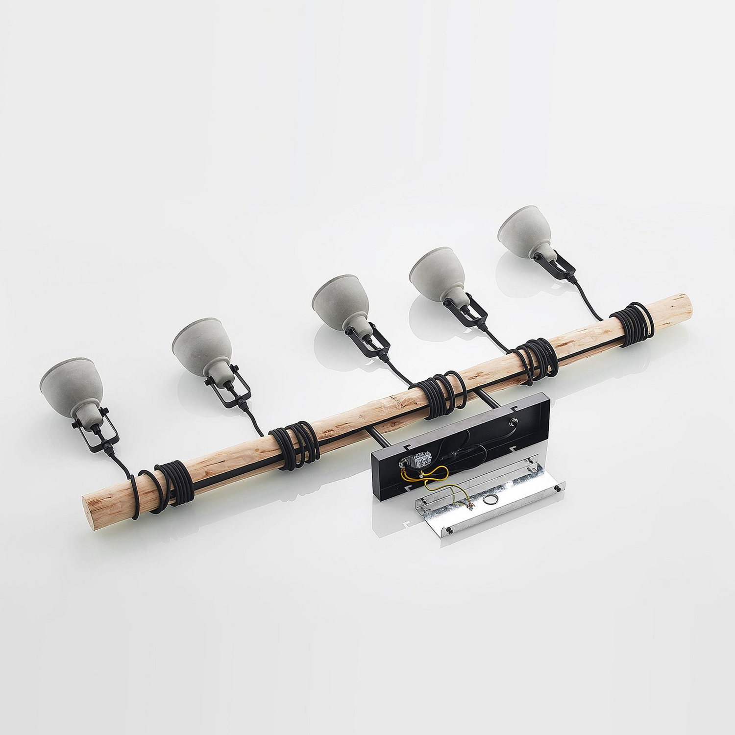 B-Ware Lindby Amilia Hängeleuchte Deckenlampe Pendelleuchte Gu10 Mit Betonschirmen 5 Fl