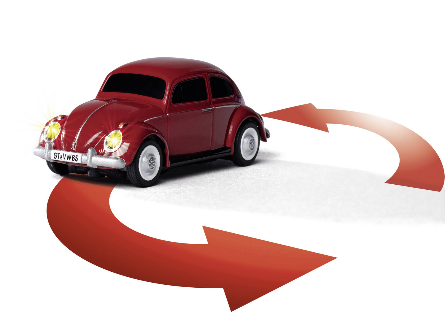 Voiture miniature radiocommandée Volkswagen Beetle 1:87 de Carson Modellsport 500504147