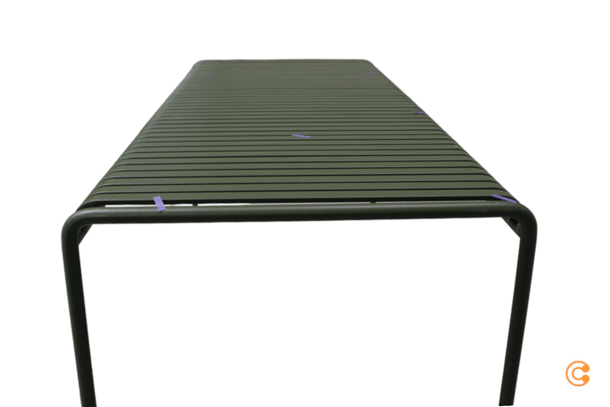 Hay Palissade Tisch rechteckig Gartentisch Esstisch army grün 170x90 MIT MANGEL - 5710441202875