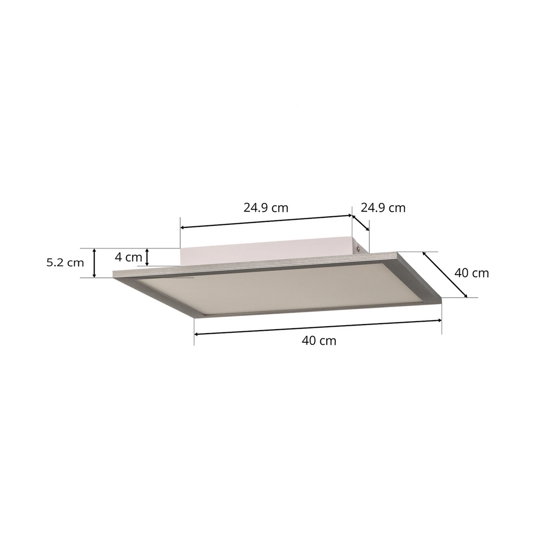 Prios Dinvoris Led Panel Ctt 40 Cm X 40 Cm Deckenlampe Deckenleuchte Lampe Spot B-Ware