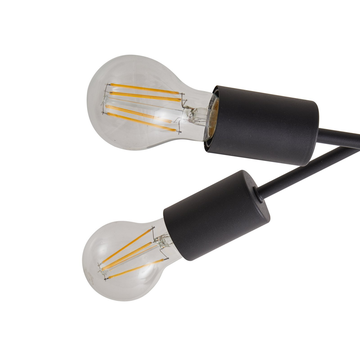 Lindby Estar Deckenleuchte Lampe Leuchte Sechsflammig Schwarz Metall E27 230 V B-Ware - 4251096583557