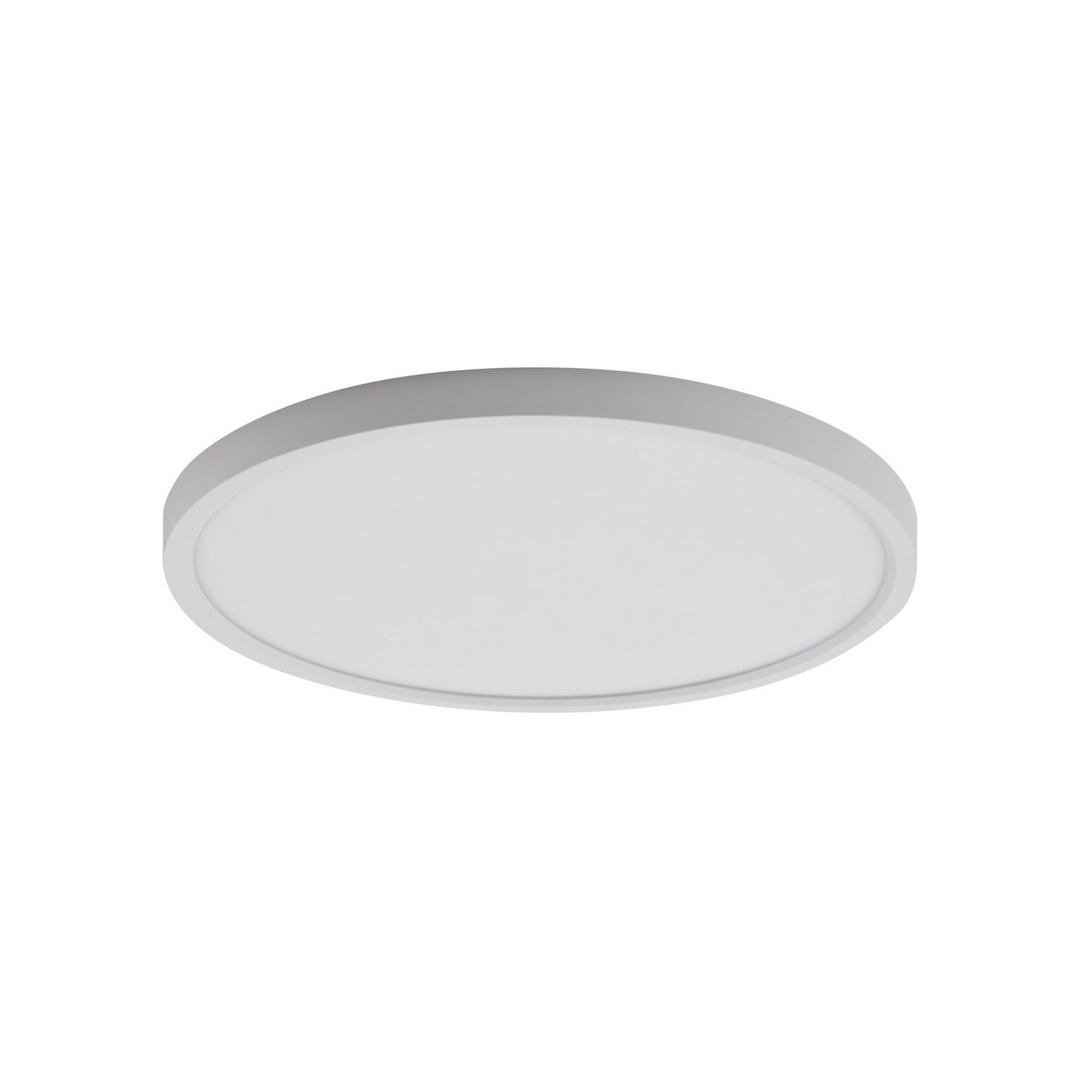 Lindby LED-Deckenleuchte Deika Deckenlampe Deckenlicht 30 cm weiß Kunststoff CCT