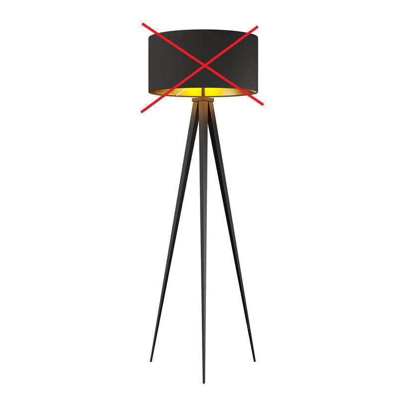 Lindby Benik Tripod Stehlampe Standleuchte Stehleuchte Schwarz Siehe Text/F608 B-Ware
