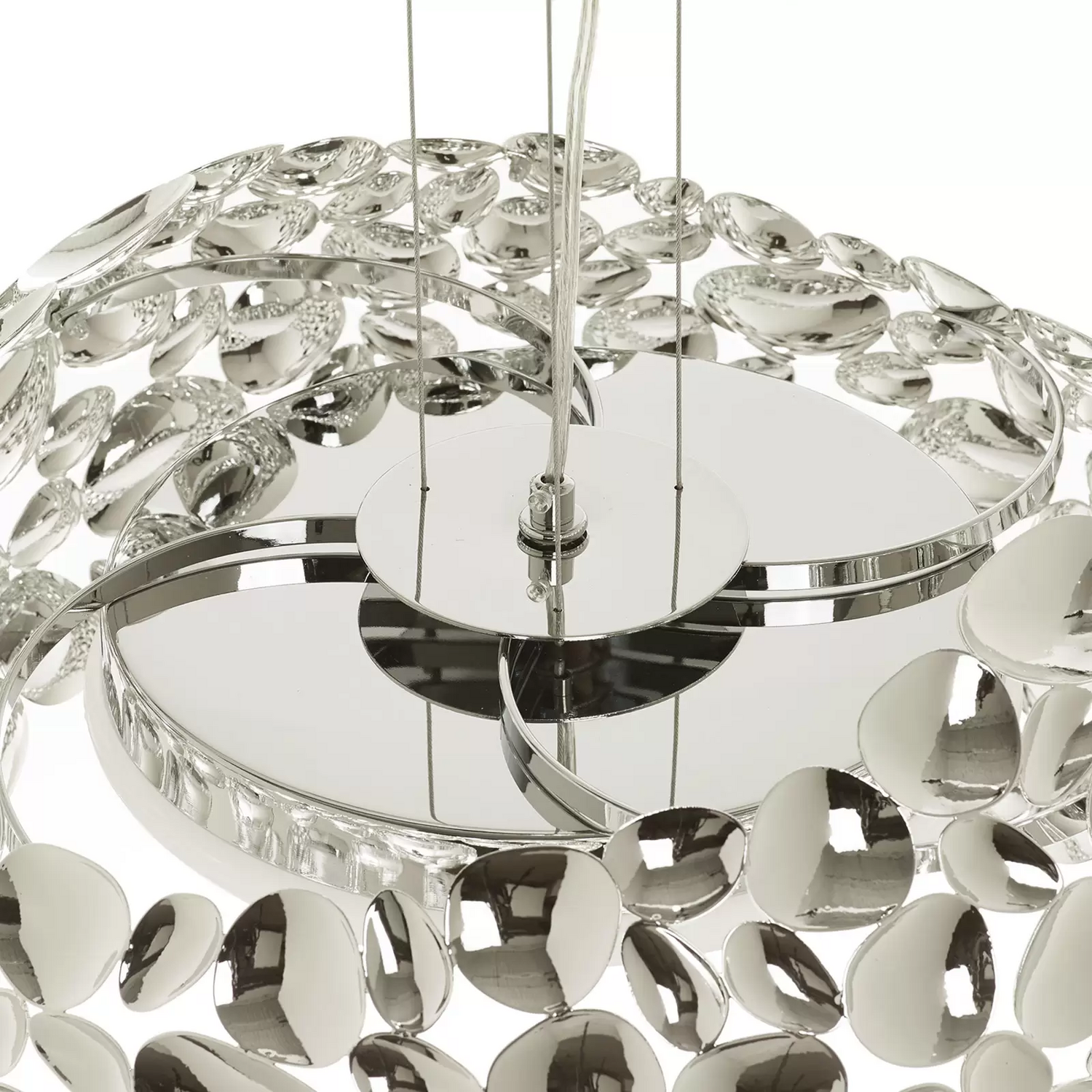 B-Ware Schuller Valencia Led Leuchte Lampe Hängeleuchte Narisa ø 46 Cm Chrom778