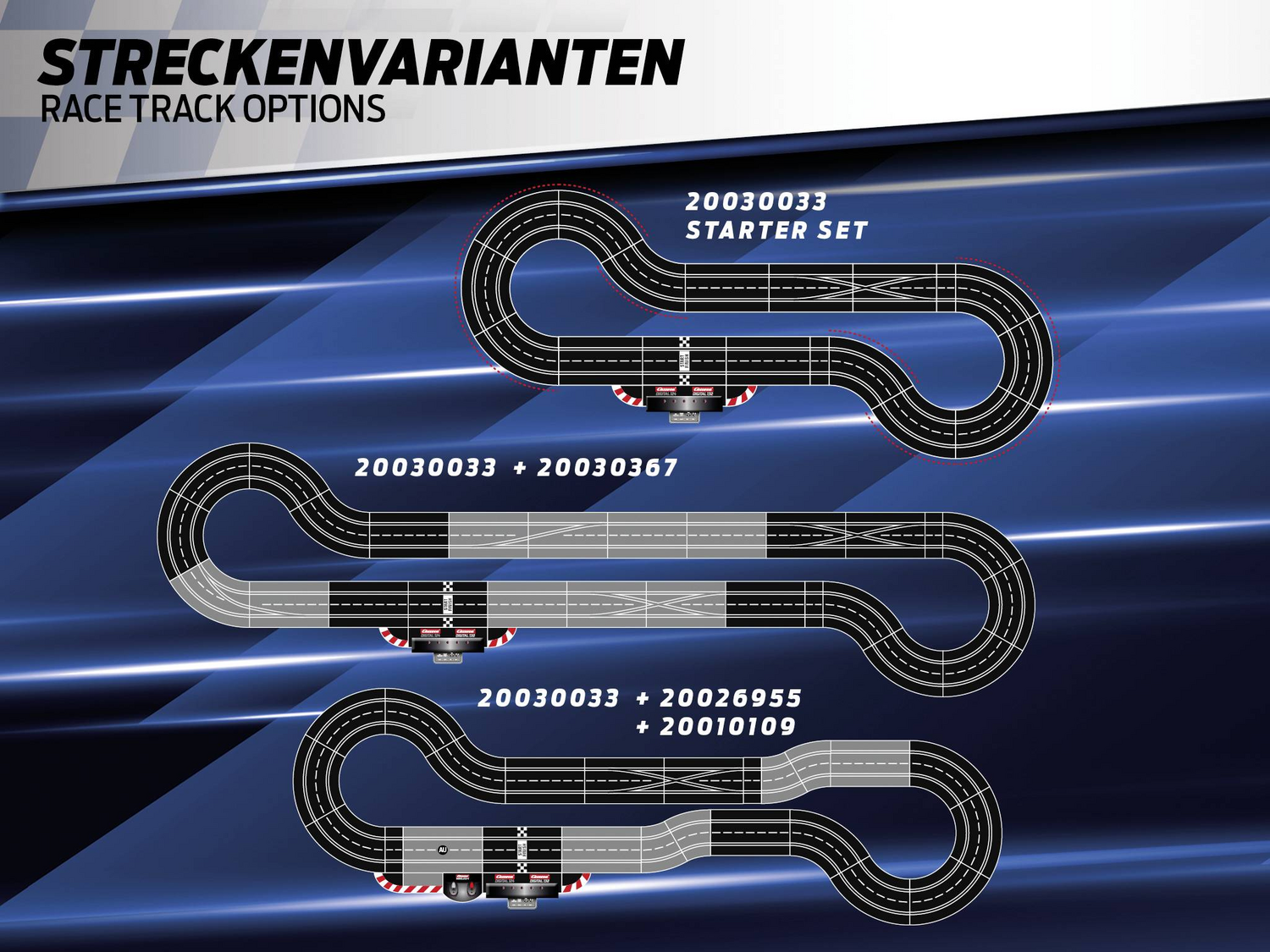 Carrera 20030033 Digital 132 Start Set Carrerabahn Modellautos Rennbahn Rennauto B-Ware - 4007486300330