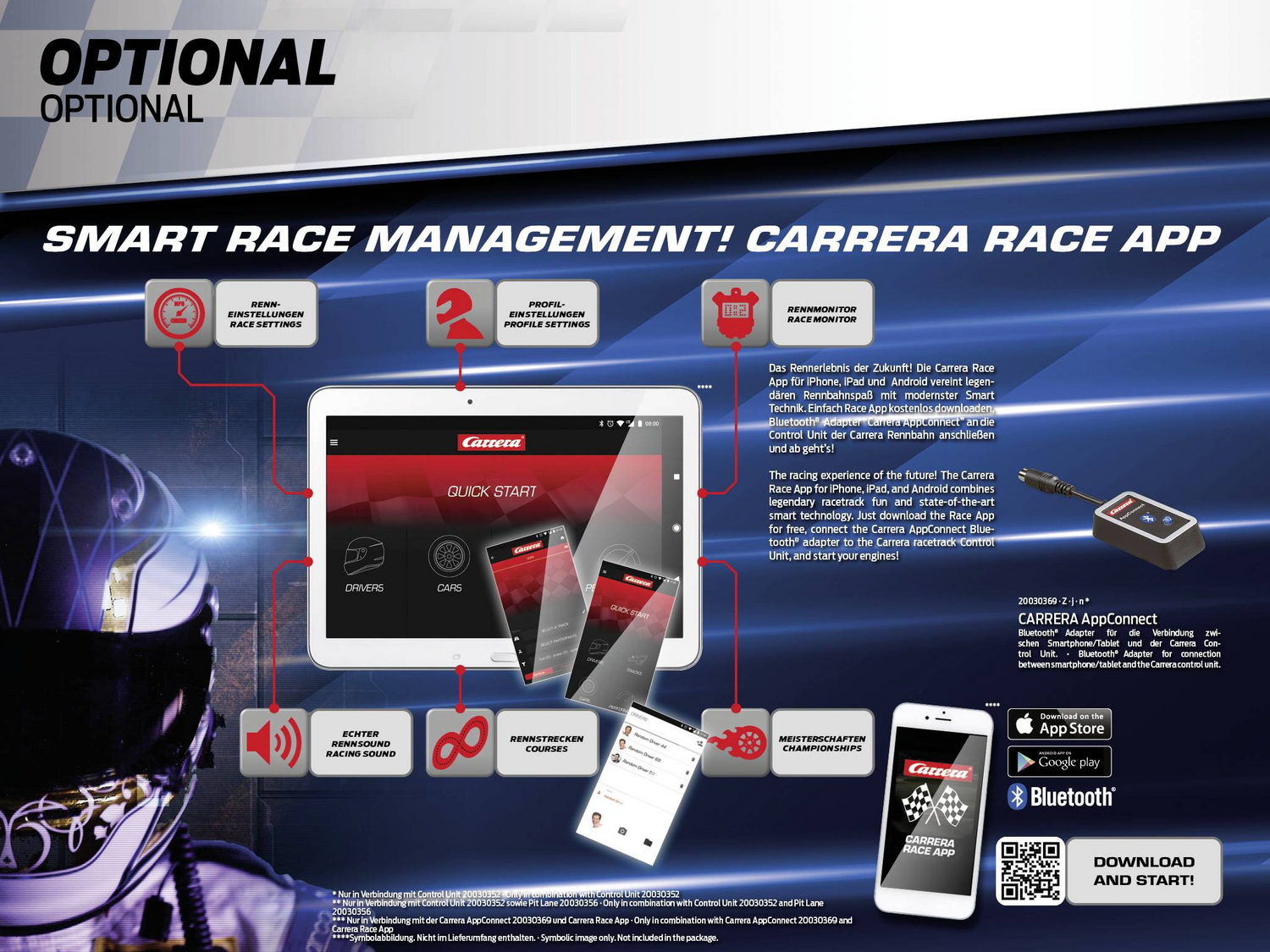 Carrera 20030033 Digital 132 Start Set Carrerabahn Modellautos Rennbahn Rennauto B-Ware - 4007486300330