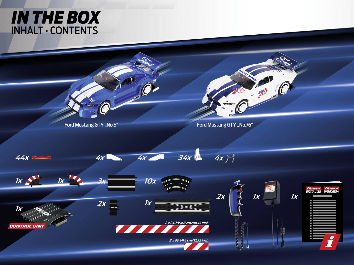 Carrera 20030033 Digital 132 Start Set Carrerabahn Modellautos Rennbahn Rennauto B-Ware - 4007486300330