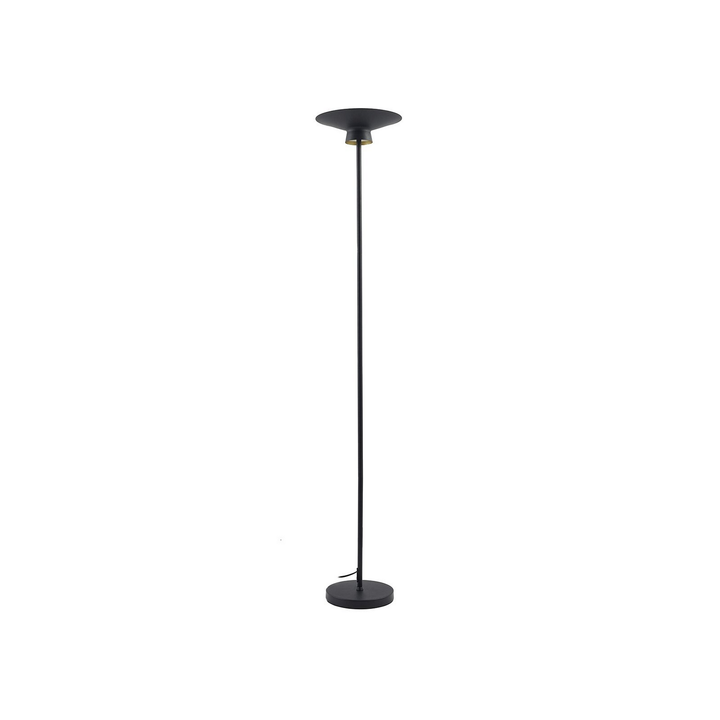 Lindby LED-Stehleuchte Norvind schwarz Metall 1-flammig Stehlampe Lampe Leuchte