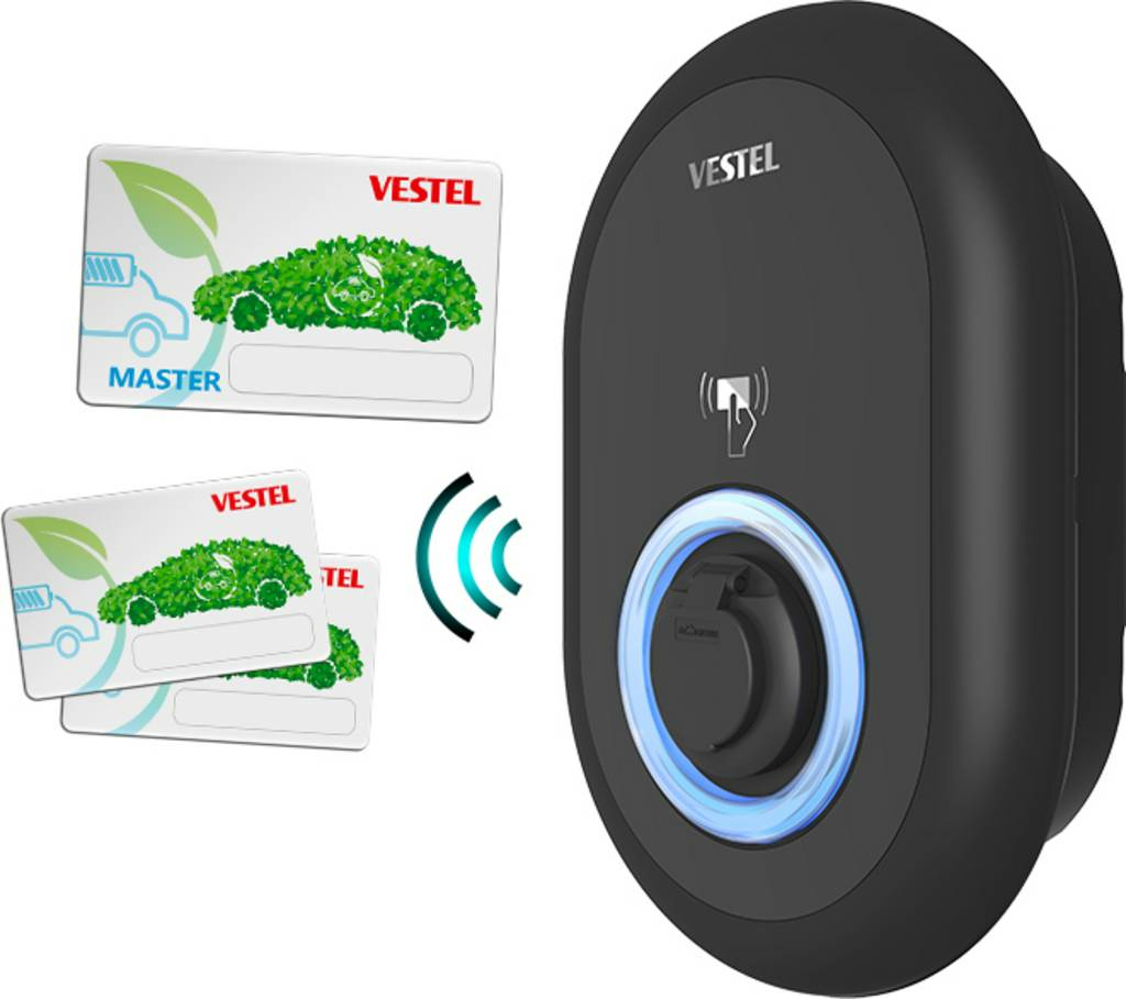 VESTEL EVC04-AC22SW eMobility Ladestation Ladesäule Wallbox Bis 22 kW RFID Laden