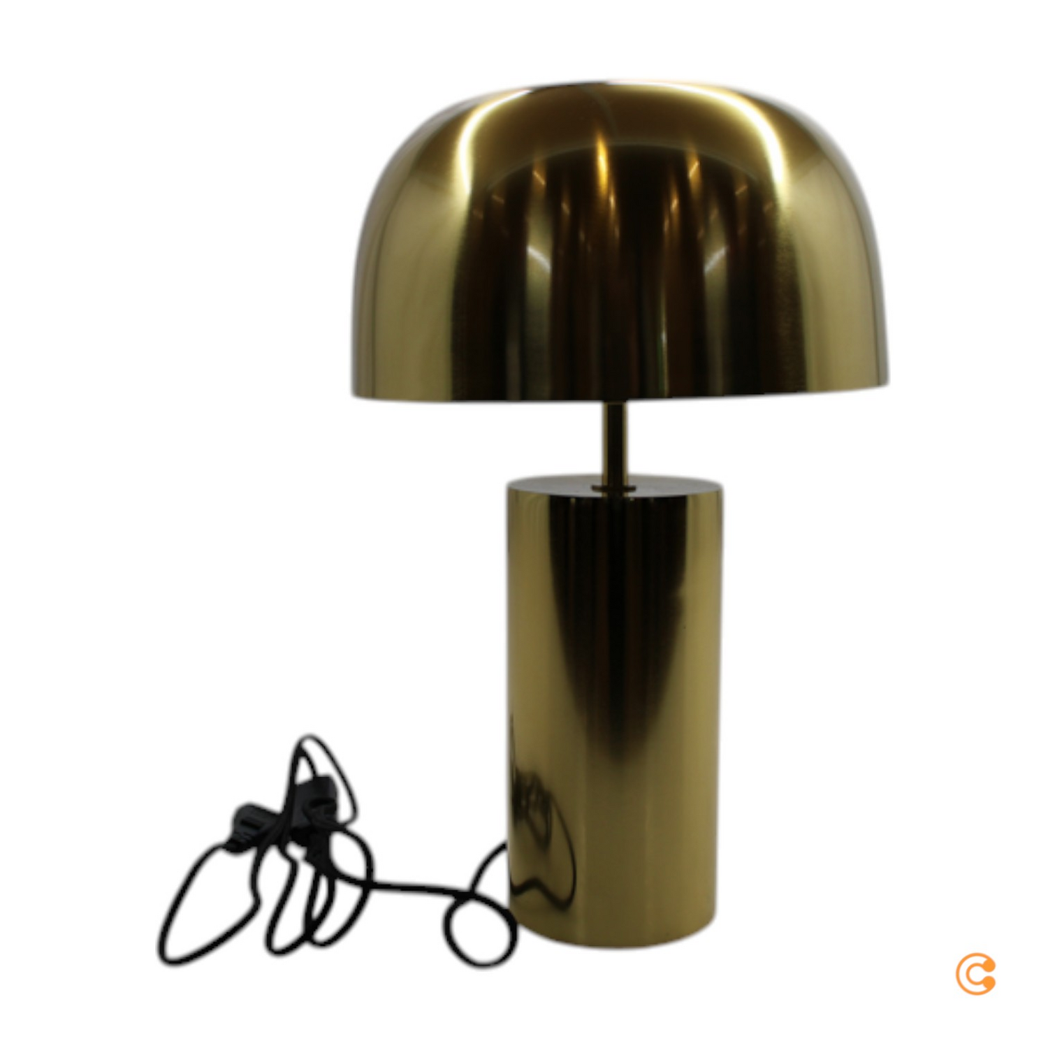 B-Ware Kare Loungy Gold Tischleuchte Tischlampe Nachttischlampe Leselampe Lampe Leuchte - 4025621322139