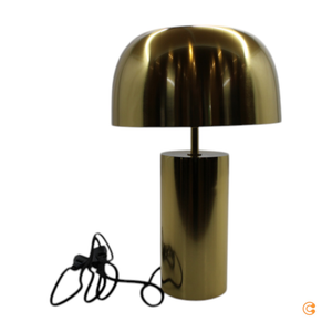 B-Ware Kare Loungy Gold Tischleuchte Tischlampe Nachttischlampe Leselampe Lampe Leuchte
