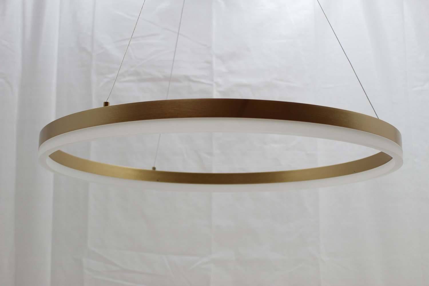 Paul Neuhaus Led Hängeleuchte Titus Rund ø 60cm Messing Matt Hängelampe Lampe388 B-Ware