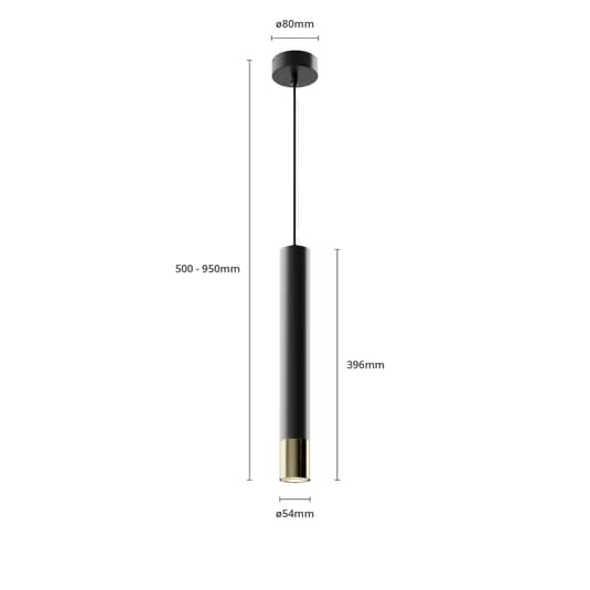 B-Ware Euluna Hängeleuchte Hängelampe Lampe Leuchte Nest Einflammig Led Schwarz Gold