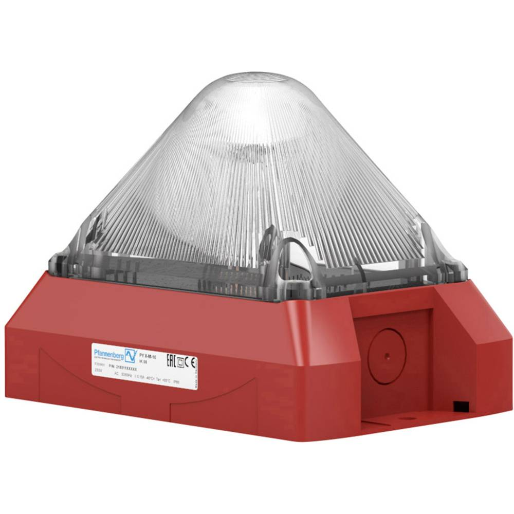 Émetteur de signal lumineux clignotant Pfannenberg de qualité B Py Xm 10 Ssm 24 Vdc Cl Ral3000