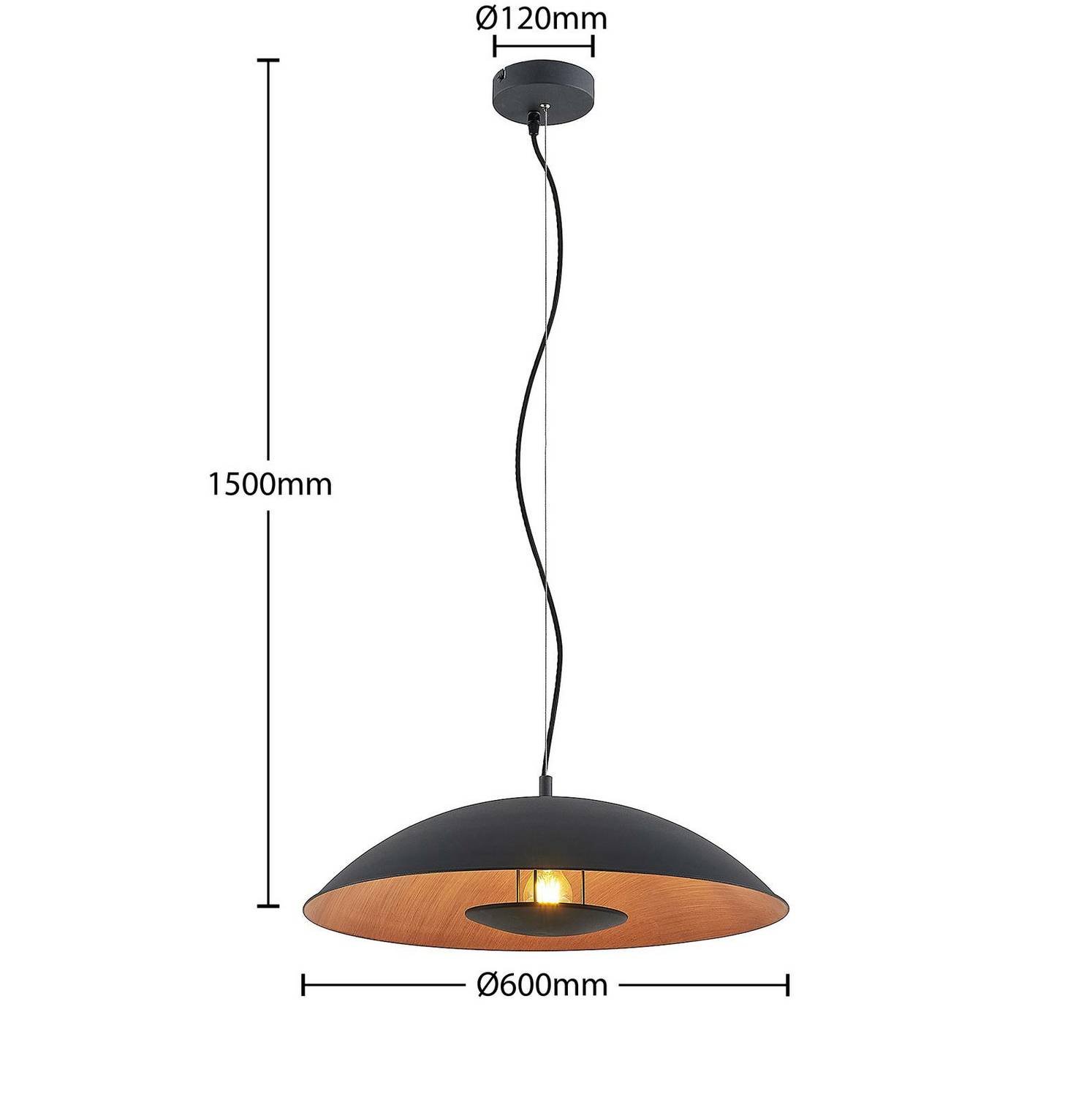 Lindby Entony Pendellampe Hängelampe Deckenleuchte Wohnzimmerleuchte Deckenla340 B-Ware - 4251096592764