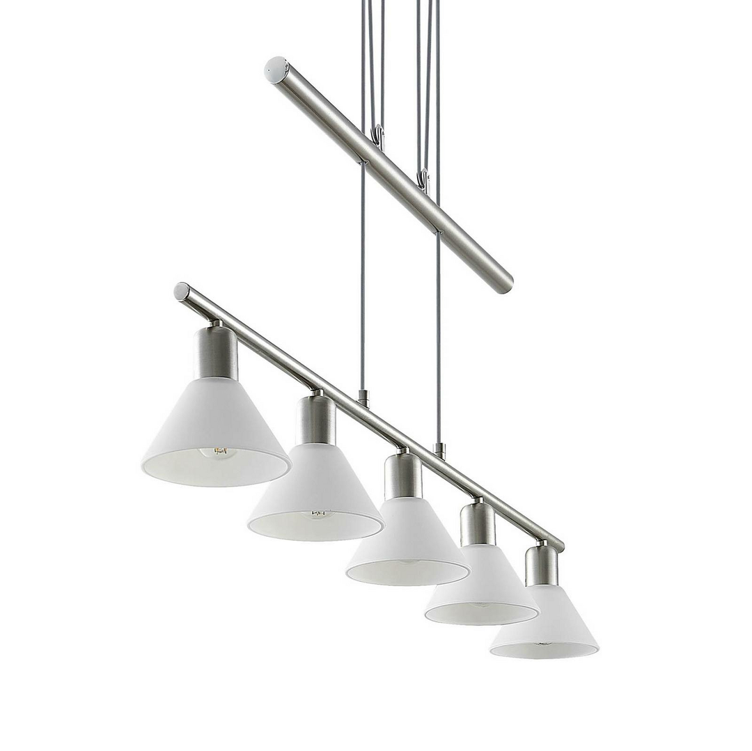 Elc Bealia Pendelleuchte Hängeleuchte Deckenlampe Verstellbar 5 Flammig Nic828 B-Ware - 4251911745146