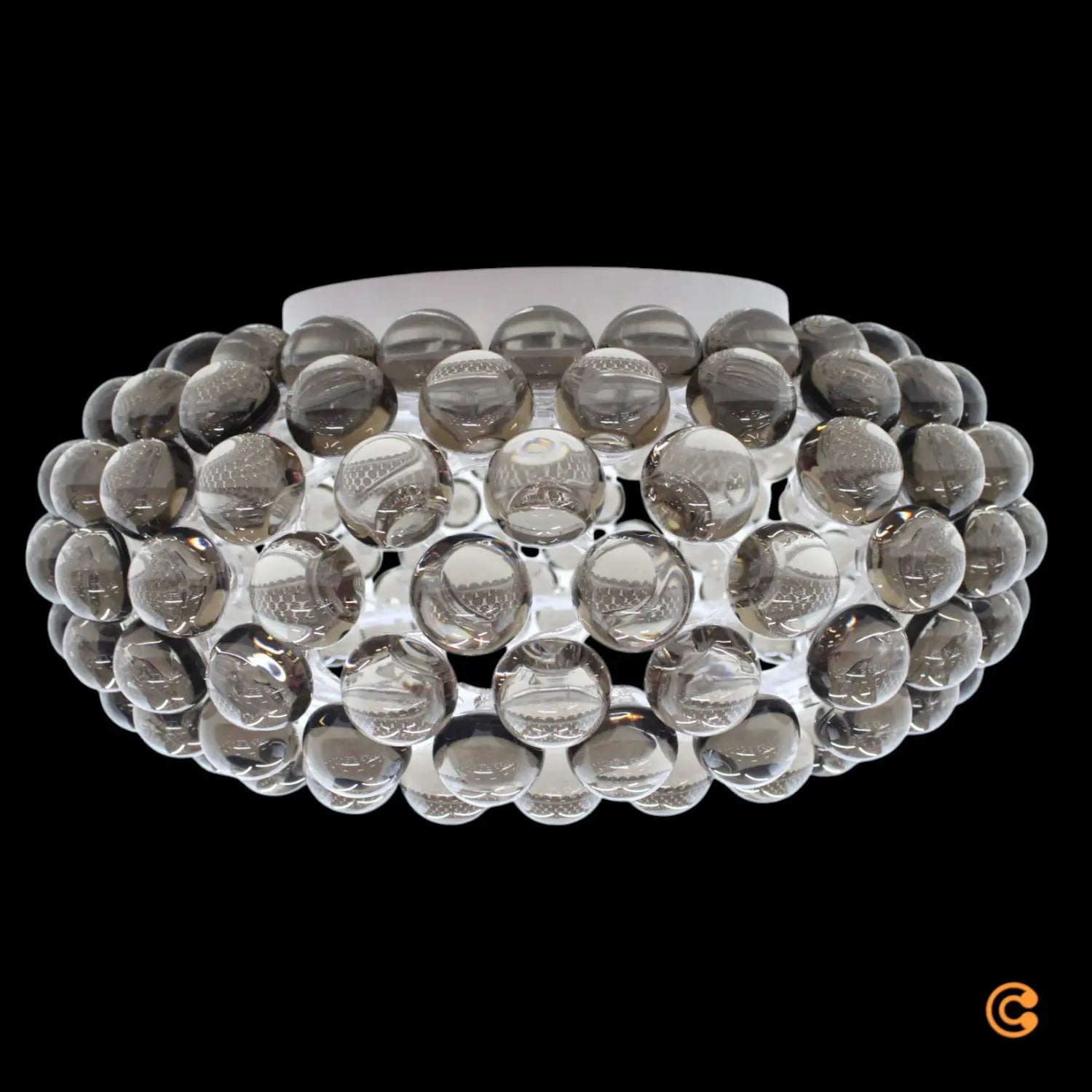 B-Ware Foscarini Deckenlampe Lampe Caboche Plus Led Dimmbar Grau Acrylkugeln Glas - 8025594179934
