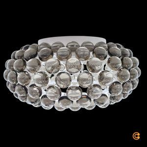 B-Ware Foscarini Deckenlampe Lampe Caboche Plus Led Dimmbar Grau Acrylkugeln Glas
