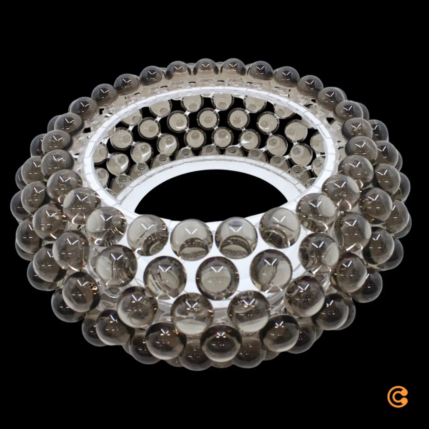B-Ware Foscarini Deckenlampe Lampe Caboche Plus Led Dimmbar Grau Acrylkugeln Glas - 8025594179934
