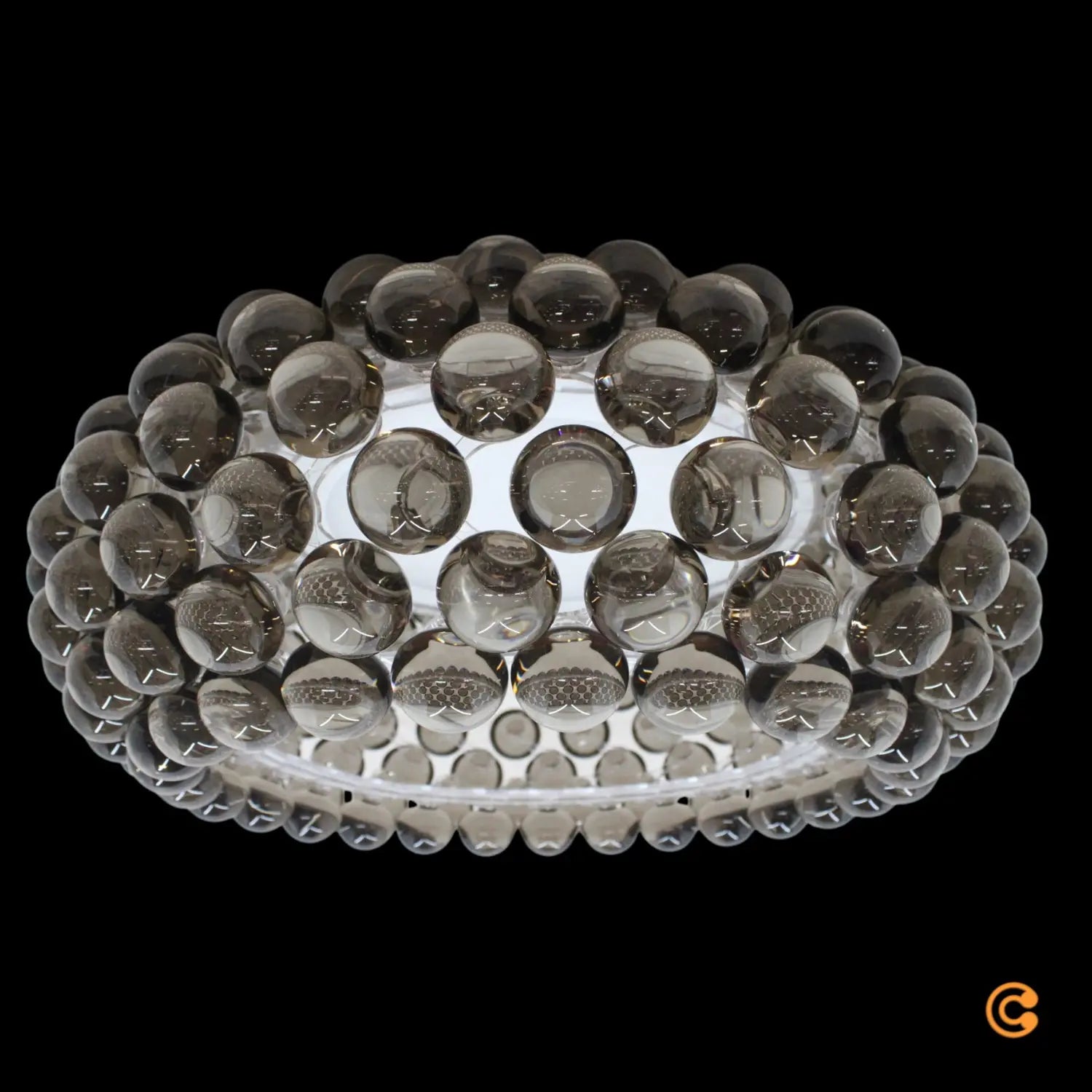 B-Ware Foscarini Deckenlampe Lampe Caboche Plus Led Dimmbar Grau Acrylkugeln Glas - 8025594179934