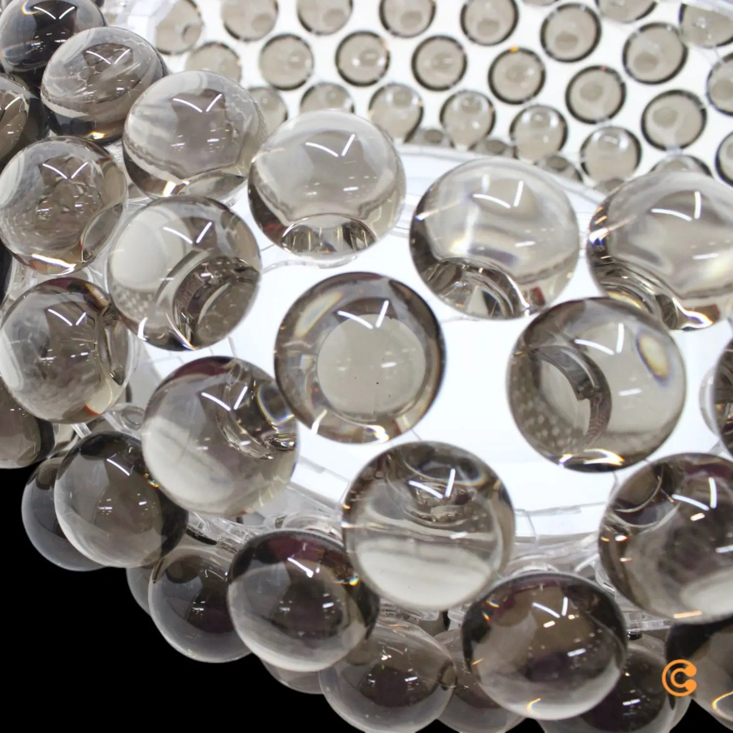 B-Ware Foscarini Deckenlampe Lampe Caboche Plus Led Dimmbar Grau Acrylkugeln Glas - 8025594179934