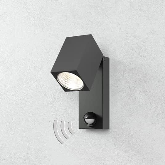 B-Ware Acb Iluminación Cala Led Außenstrahler Wandleuchte Gartenlampe Bewegungsmelder  - 8430390225578