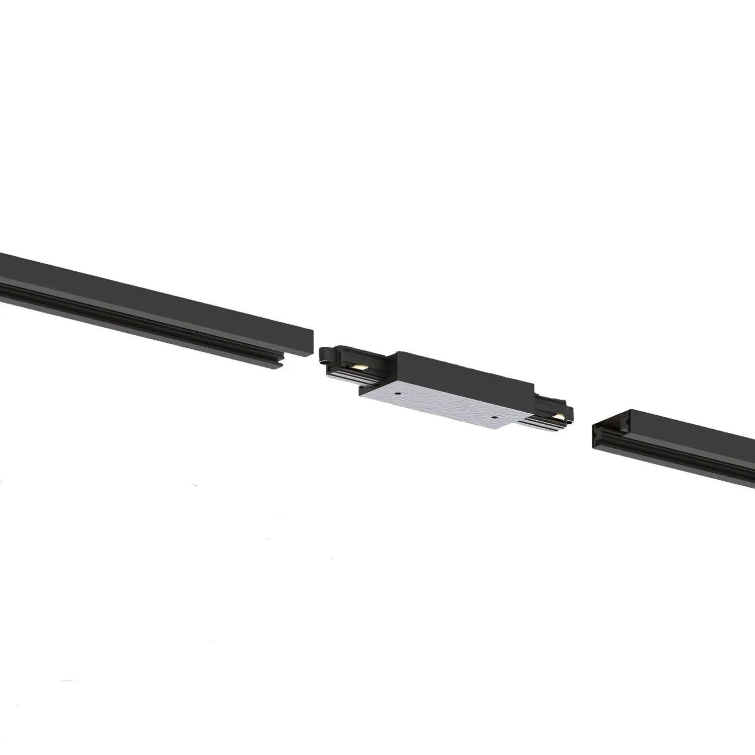 B-Ware Calex Schienenset Schienensystem Spotleuchte Schwarz Metall 6 Spots 3 M - 8712879165644