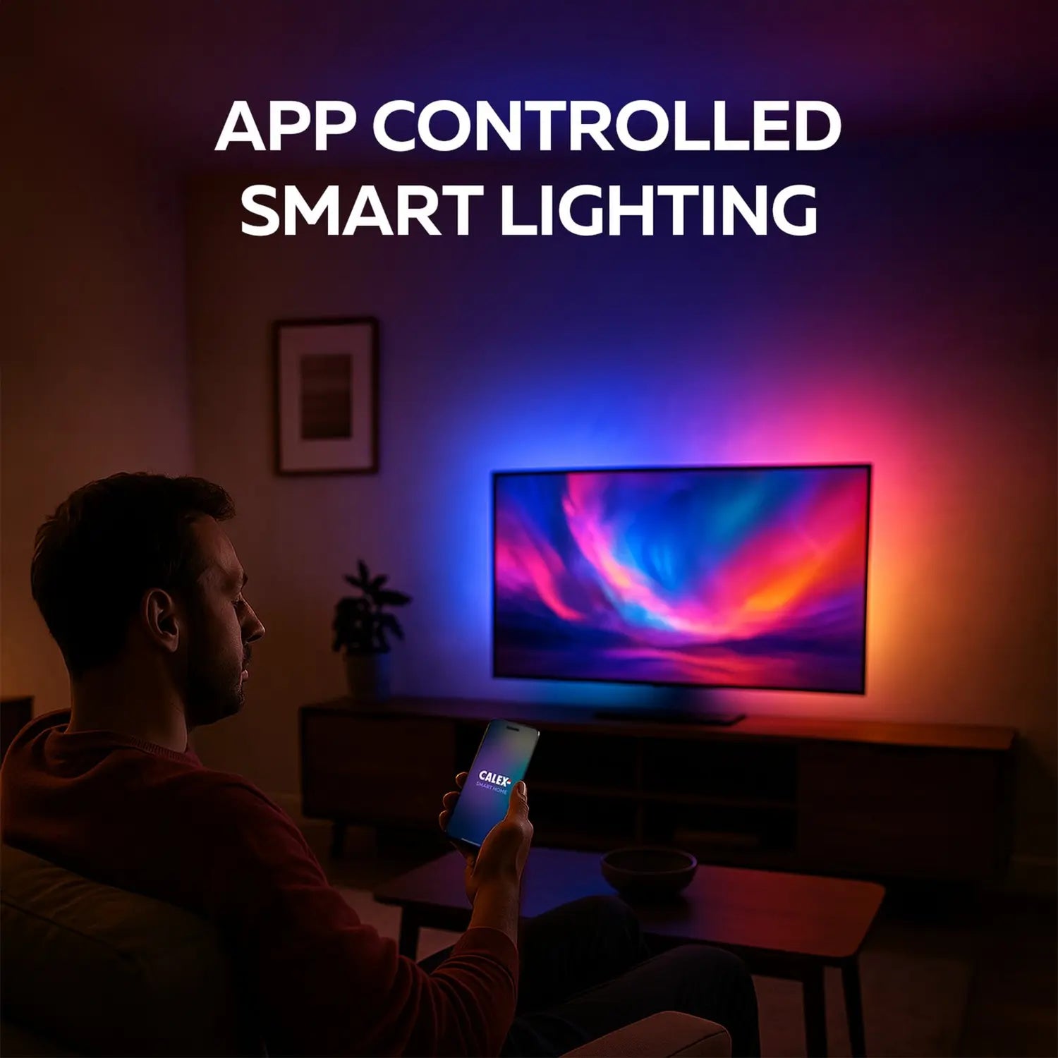 B-Ware Calex Lichtleiste Lichtband Led Streifen Set Smart Hdmi Sync Box Rgbw 250 Cm - 8712879164678