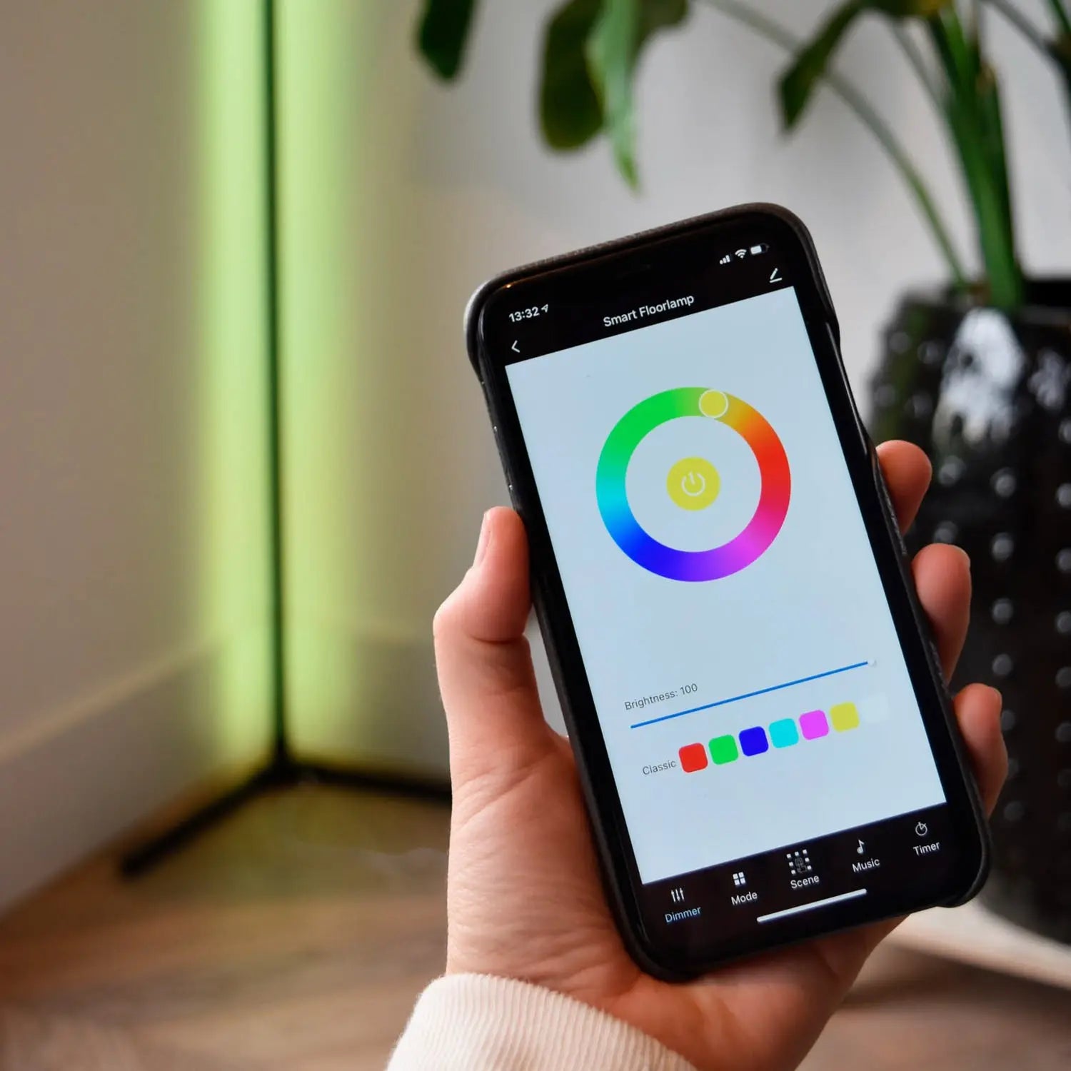 B-Ware Calex Led Stehleuchte Lampe Smart Rgbw Fernbedienung Schwarz Kunststoff Wlan - 8712879151920