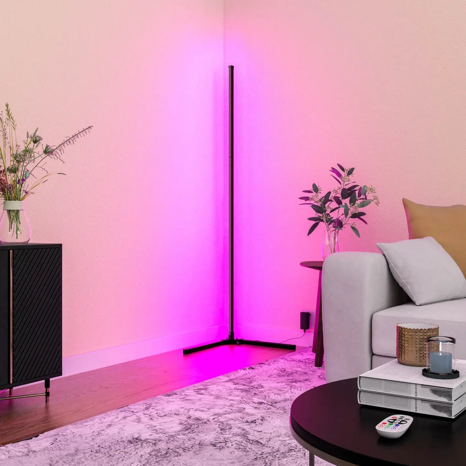 B-Ware Calex Led Stehleuchte Lampe Smart Rgbw Fernbedienung Schwarz Kunststoff Wlan - 8712879151920