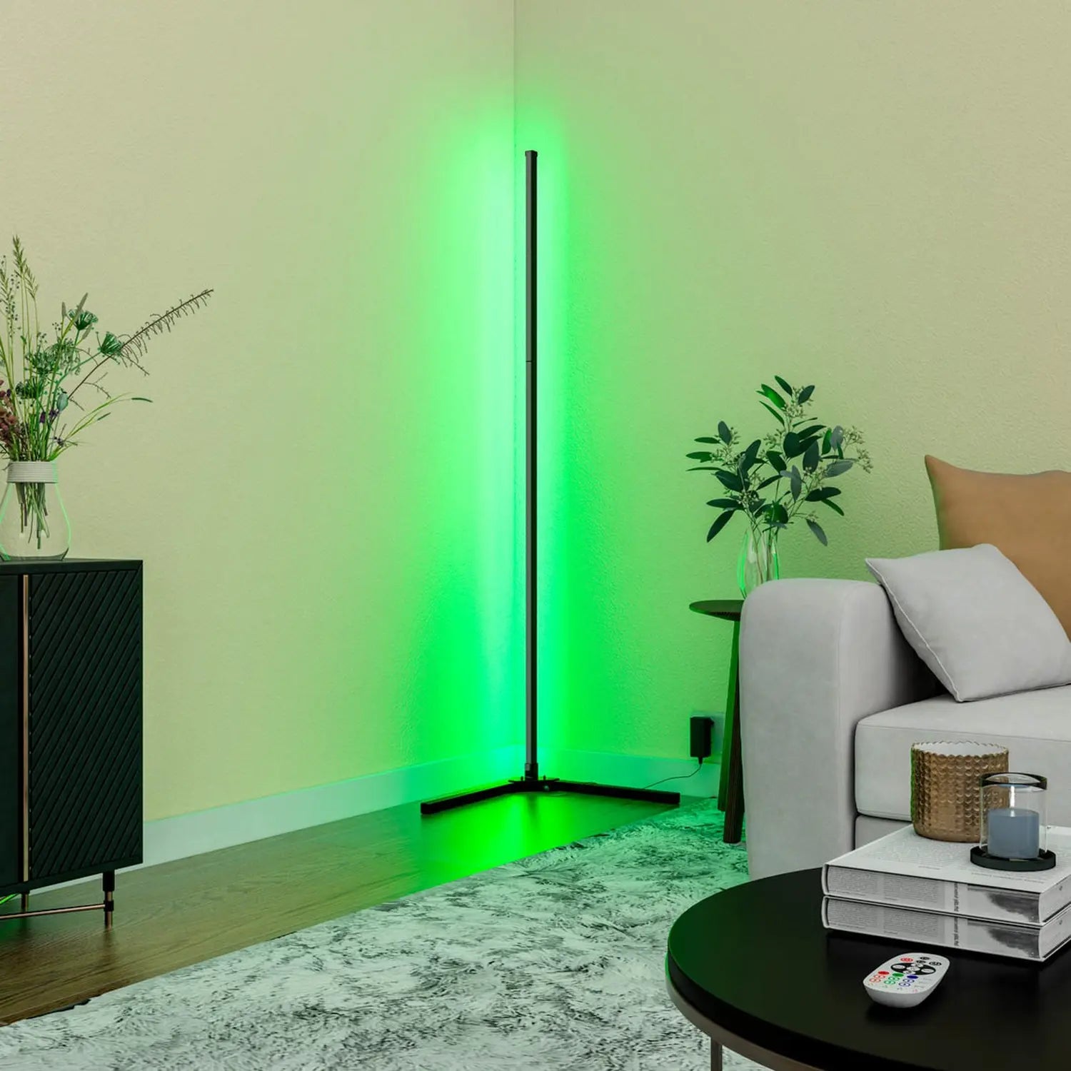 B-Ware Calex Led Stehleuchte Lampe Smart Rgbw Fernbedienung Schwarz Kunststoff Wlan - 8712879151920