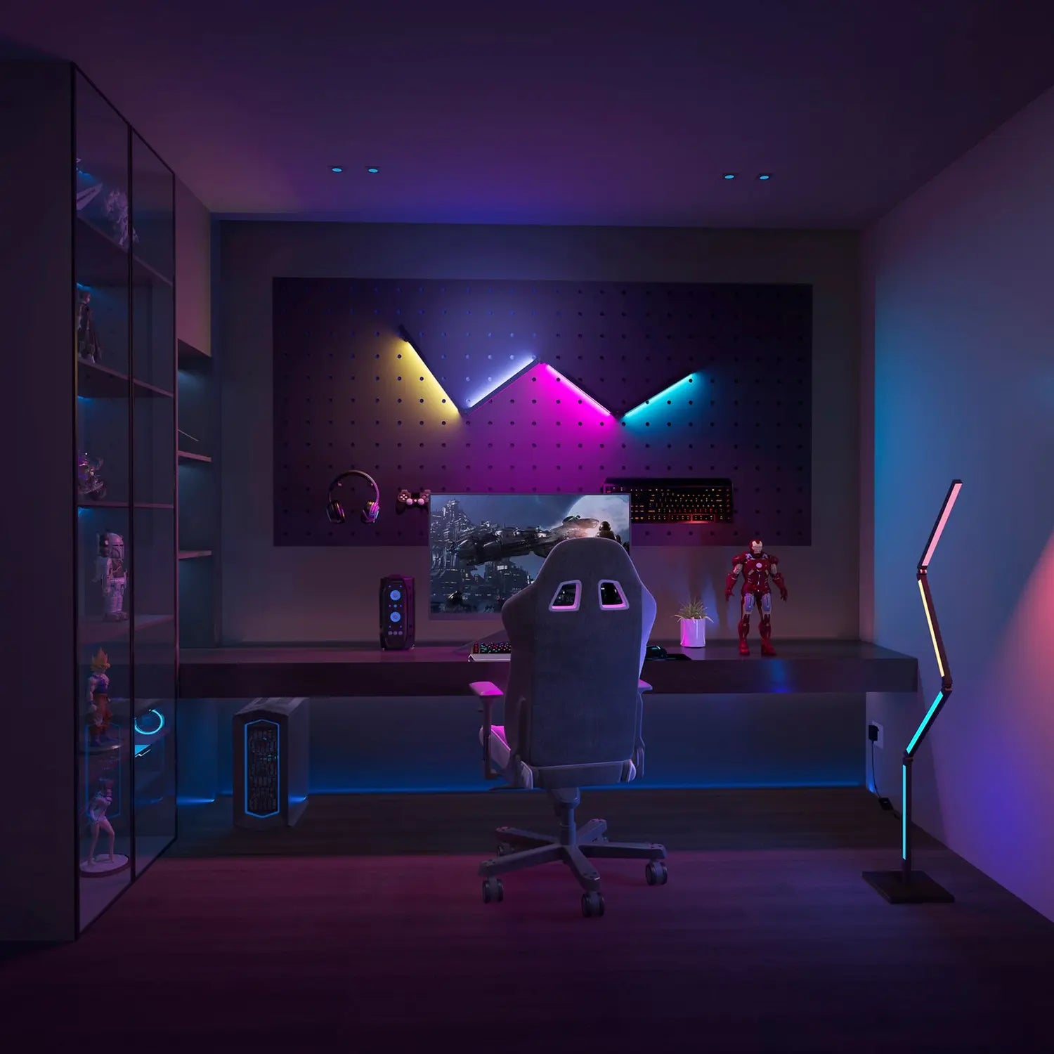 B-Ware Calex Smart Led Stehleuchte Lampe Wlan Cct Rgb Faltbar Stehleuchte Wohnzimmer - 8712879158417