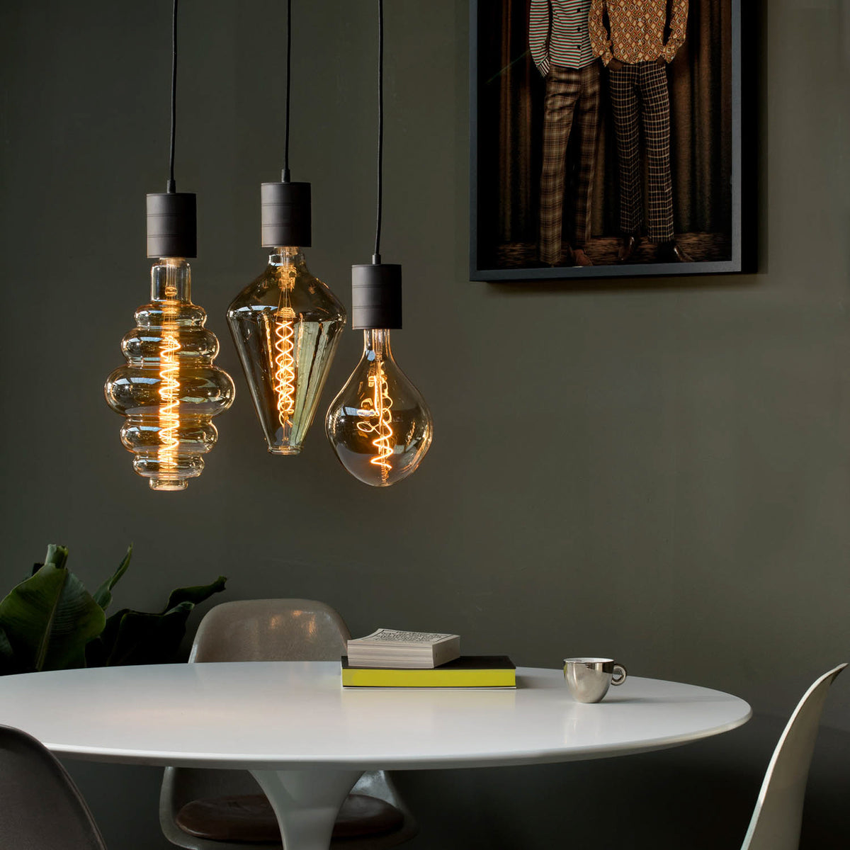 Calex LED Lampe Glühbirne Vienna E27 Leuchtmittel dimmbar 2200K gold Glas - 8712879153818