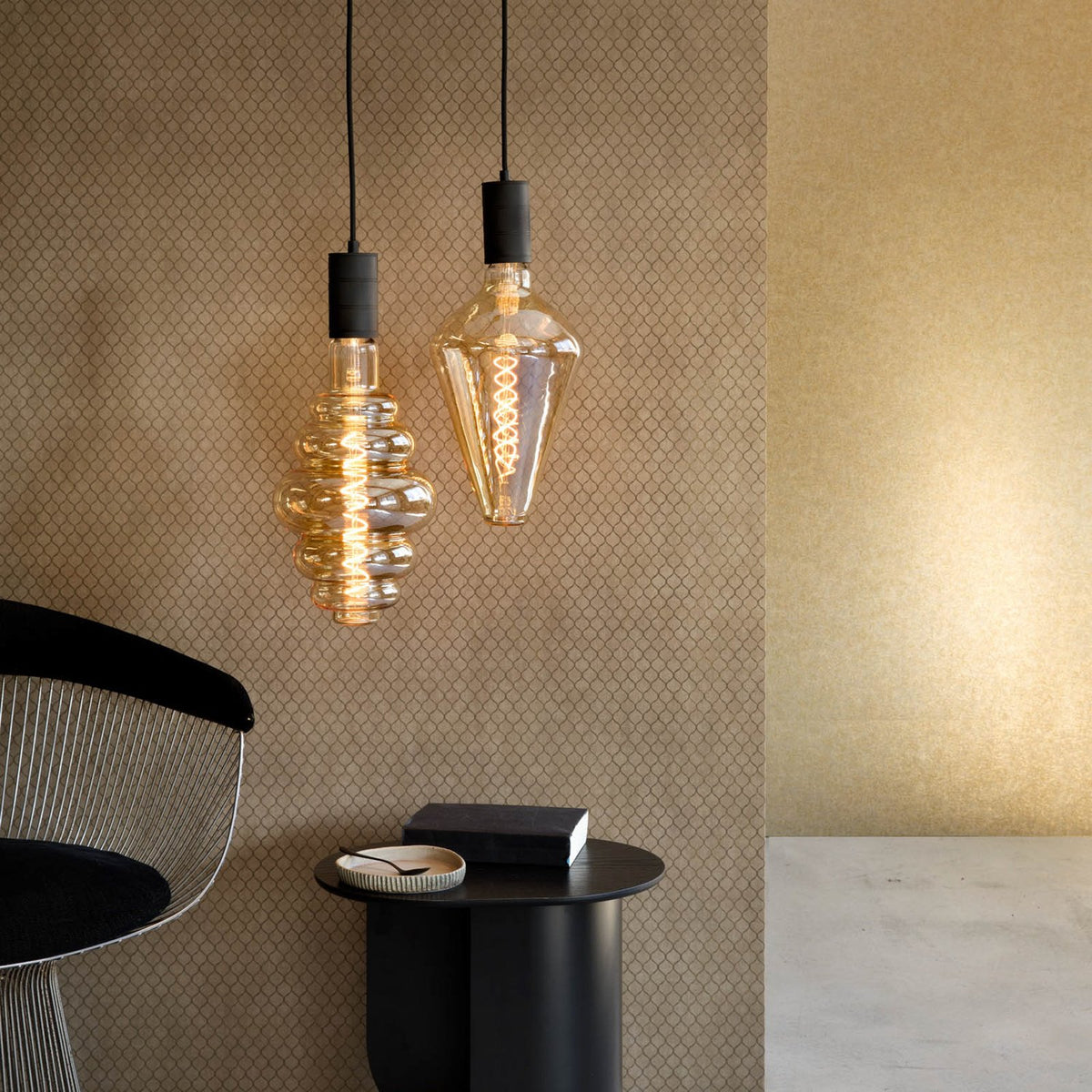 Calex LED Lampe Glühbirne Vienna E27 Leuchtmittel dimmbar 2200K gold Glas - 8712879153818