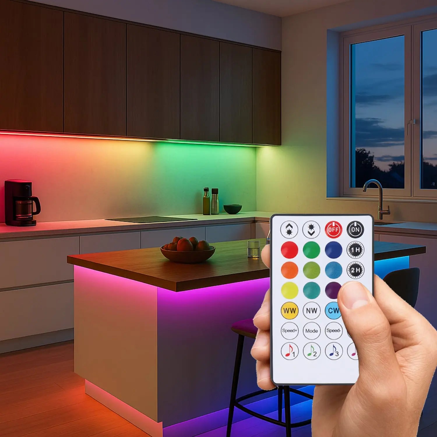B-Ware Calex Led Band Lichtstreifen Rgb Weiß Fernbedienung Vista Kunststoff 30 M Cct - 8712879165064