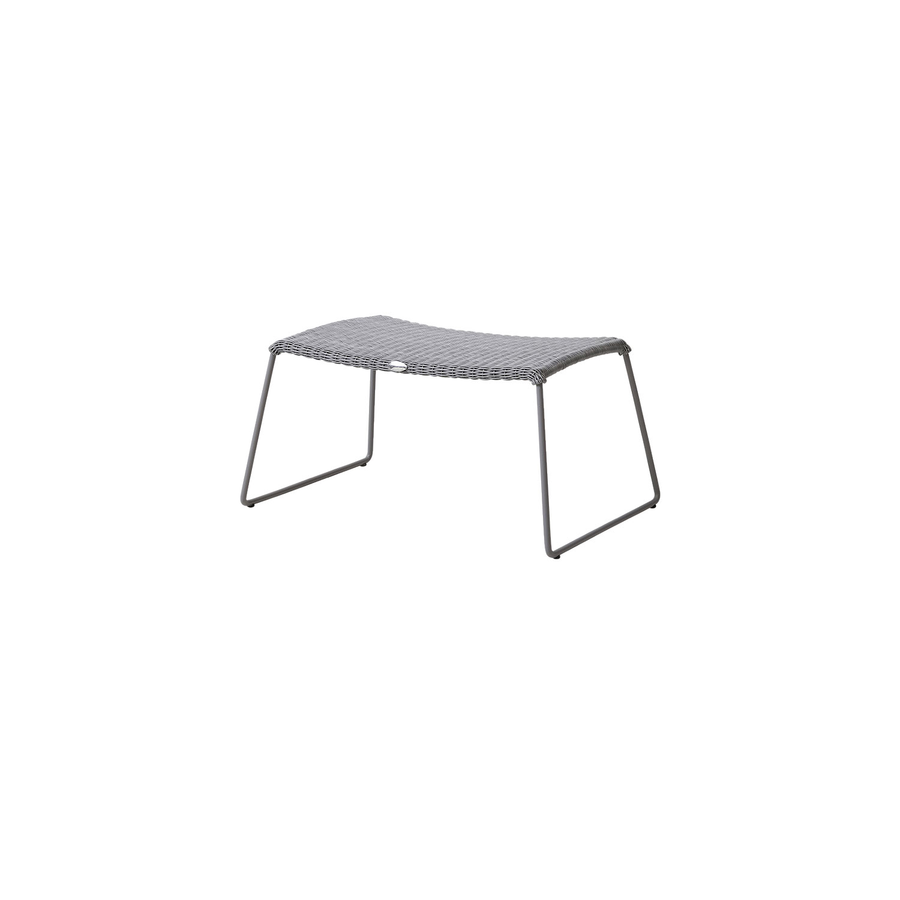 Cane Line Breeze Hocker Sitzhocker Sitzgelegenheit Outdoor Light Grey B-Ware - 5711877171155