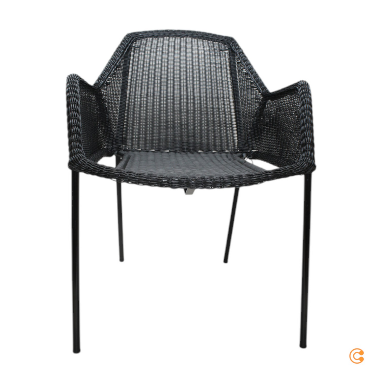 Cane Line Breeze Sessel Stapelbar Outdoor Schwarz Gartenstuhl Siehe Text/Foto B-Ware - 5711877008192