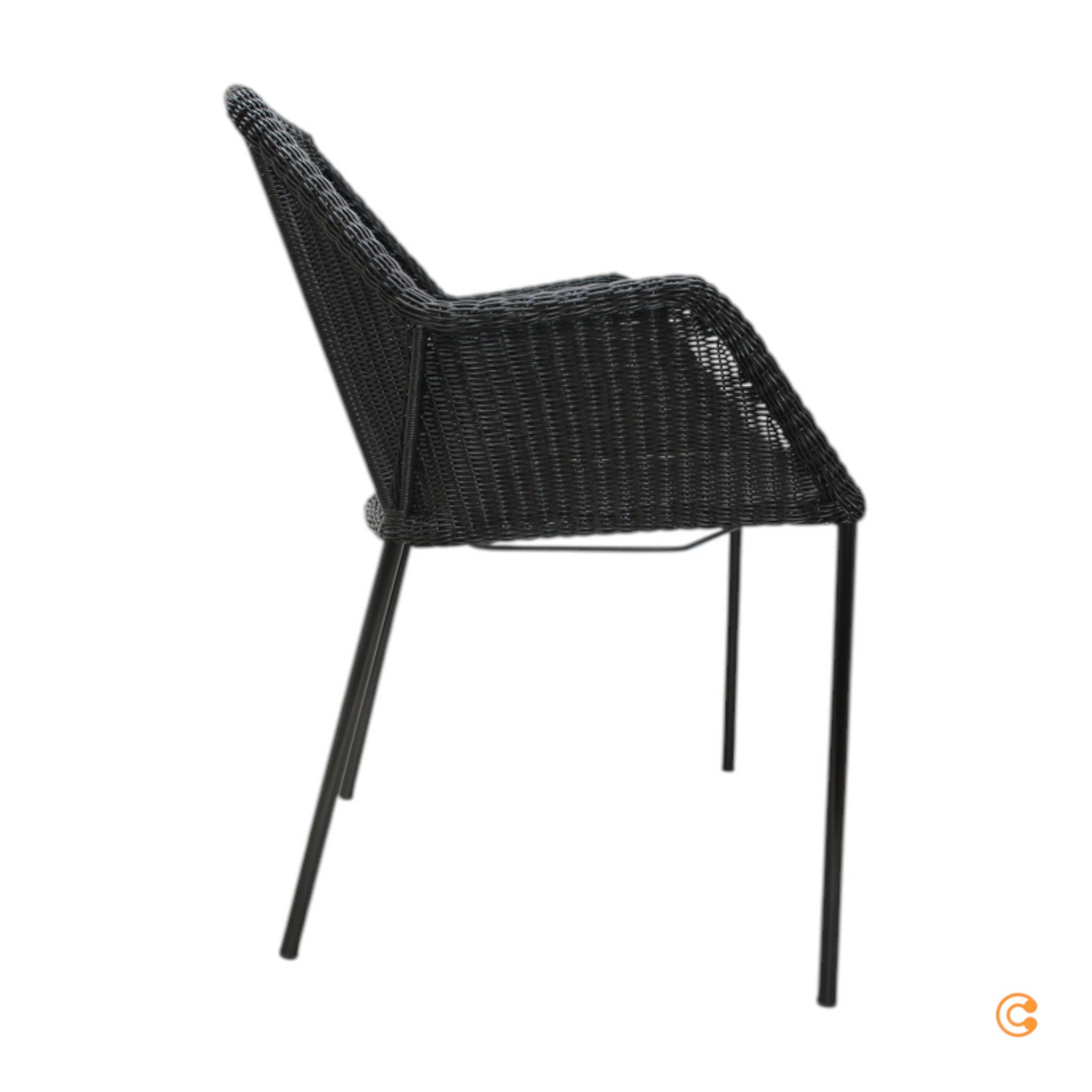 Cane Line Breeze Sessel Stapelbar Outdoor Schwarz Gartenstuhl Siehe Text/Foto B-Ware - 5711877008192