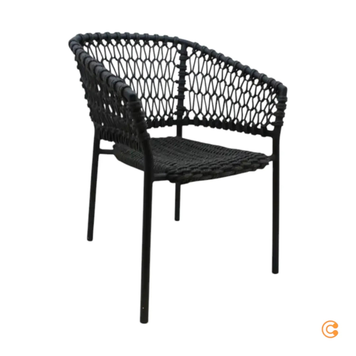 B-Ware Cane Line Ocean Armlehnstuhl Gartenstuhl Outdoor Dunkelgrau Siehe Text/Foto - 5711877223724