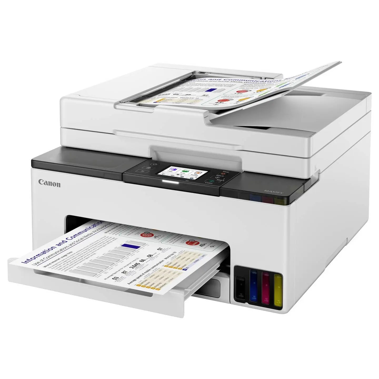 B-Ware Canon Canon Maxify Gx2050 Multi Multifunktionsdrucker Tintenstrahl Wlan Schwarz - 8714574689586