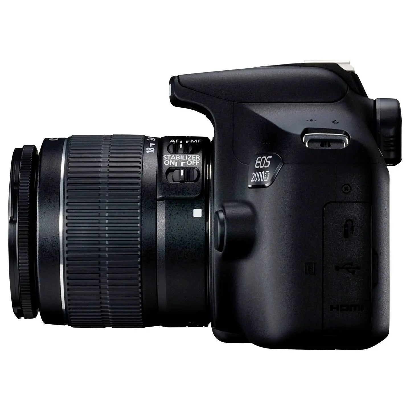 B-Ware Canon Eos 2000 D Digitalkamera Slr Kamera 24.1 M Pix Fotokamera Schwarz