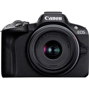 B-Ware Canon Eos R50 Kit Kamera Systemkamera Fotokamera Schwarz Rf S 18 45 Mm Objektiv
